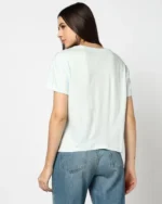 Women Regular Fit Crew-Neck T-Shirt - Image 3